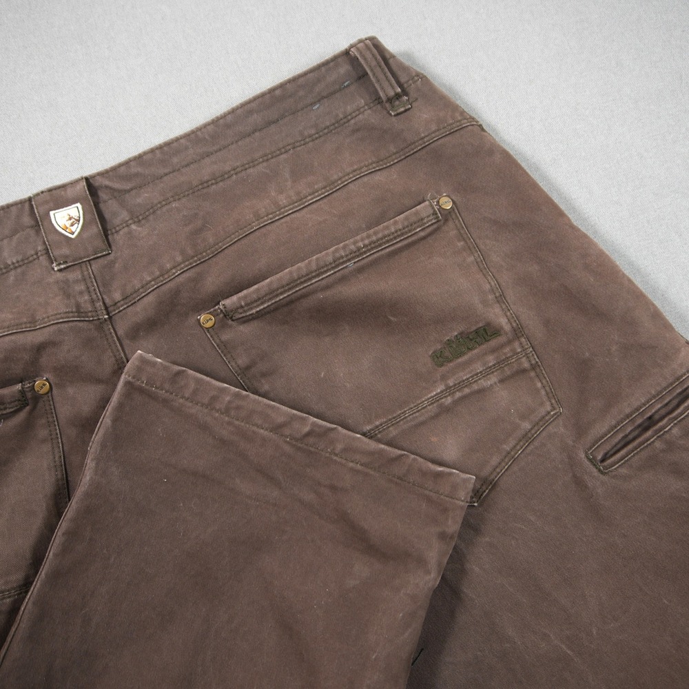 Kuhl Rydr Vintage Patina Dye Euro Twill Men Pant 36x32 5016 Work Outdoor Relaxed